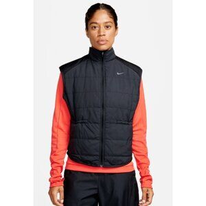 Nike Therma-FIT Swift Women's Black Running Vest Women’s Size L (12-14) NEW